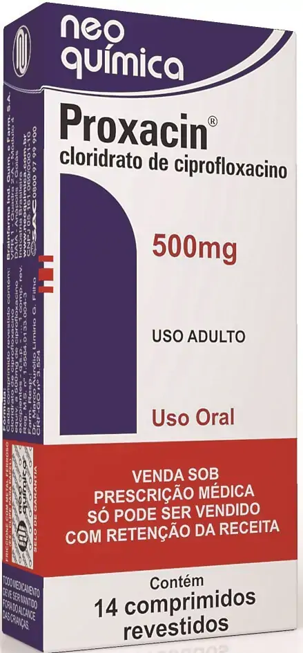 Proxacin 500 Mg 14 Comprimidos Neo Química Similar