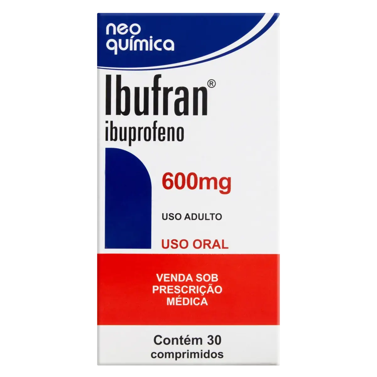 Ibufran 600mg Neo Química Caixa 30 Comprimidos