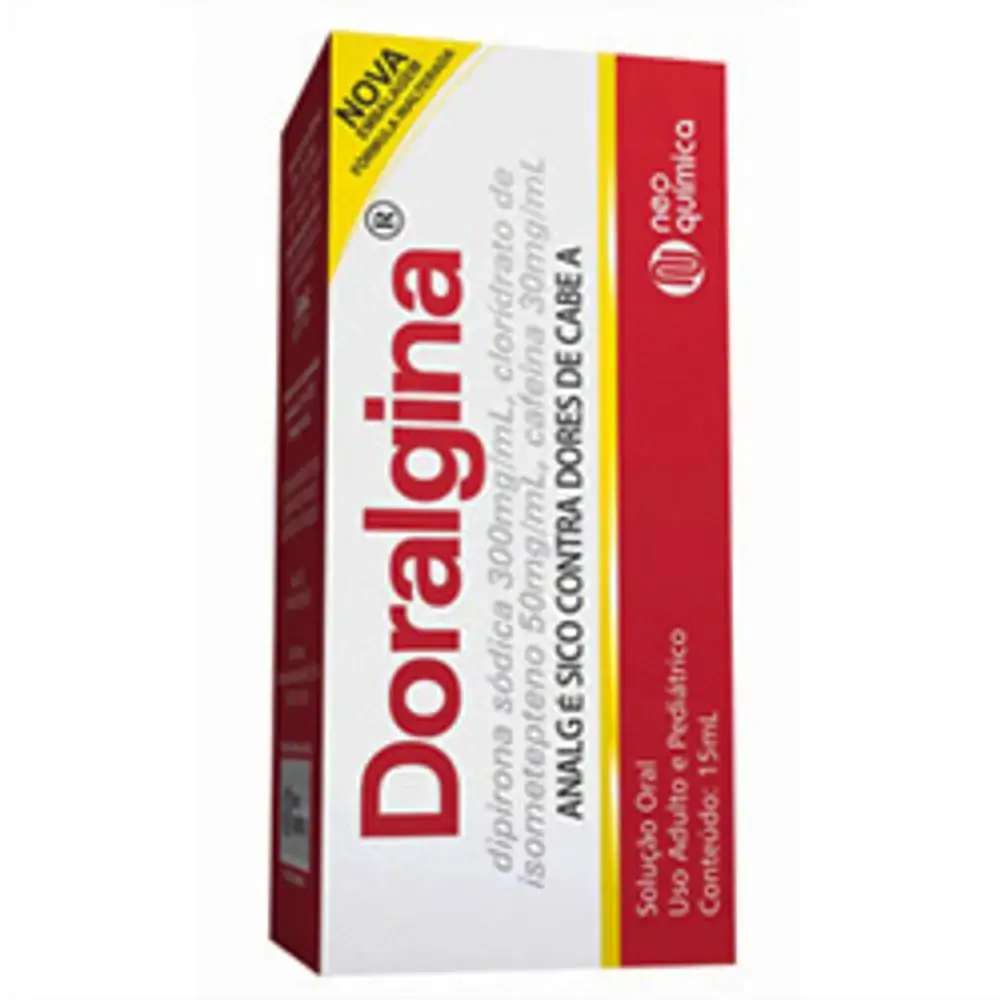 Doralgina 30 Mg/ml 300 Mg/ml 50 Mg/ml Gotas Neo Química Similar