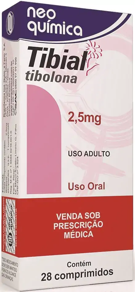 Tibial 2,5 Mg 28 Comprimidos Neo Química Similar