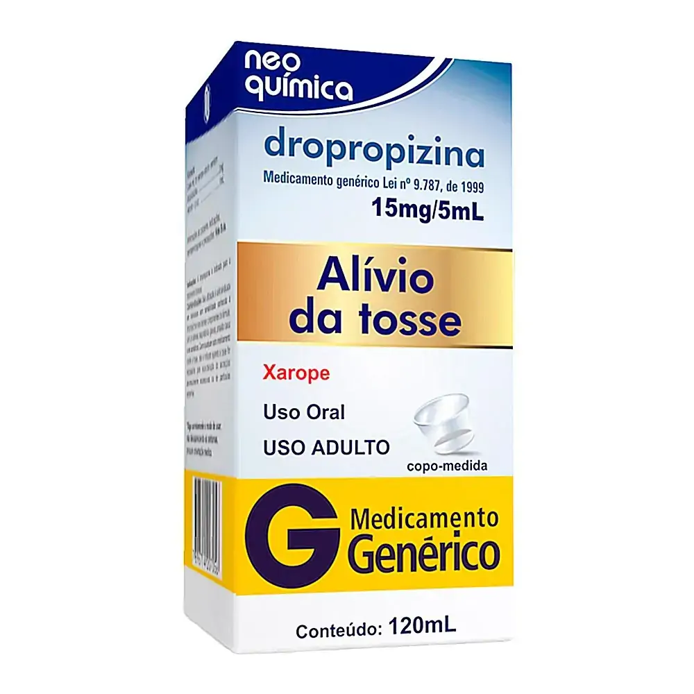 Dropropizina 3 Mg/ml Xarope Adulto Neo Química Genérico