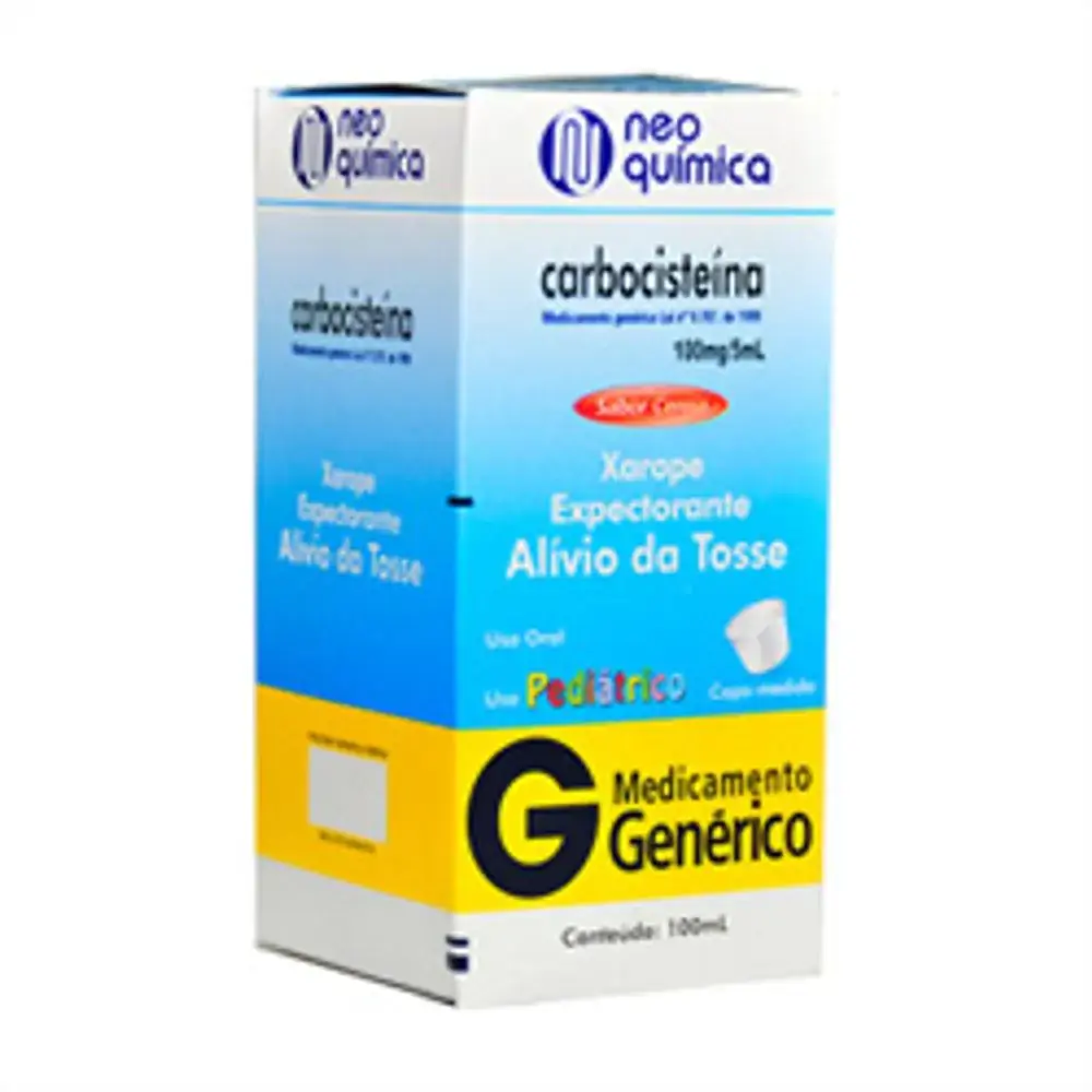 Carbocisteína 20 Mg/ml 1 Ml Neo Química Genérico