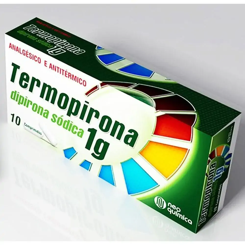 Termopirona 1000 Mg 10 Comprimidos Neo Química Similar