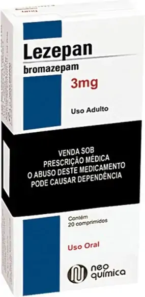Lezepan 3 Mg 20 Comprimidos Neo Química Similar