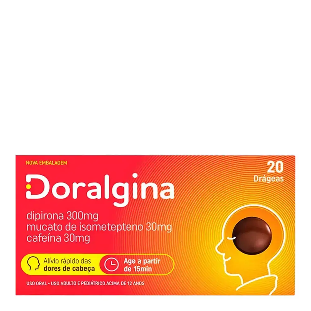 Doralgina Neo Química Caixa 20 Drágeas