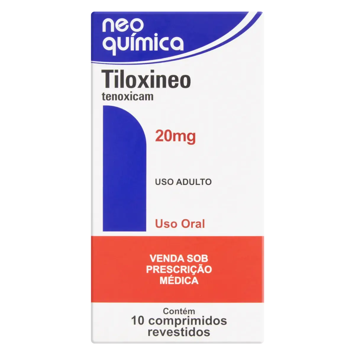 Tiloxineo 20mg Neo Química Caixa 10 Comprimidos Revestidos