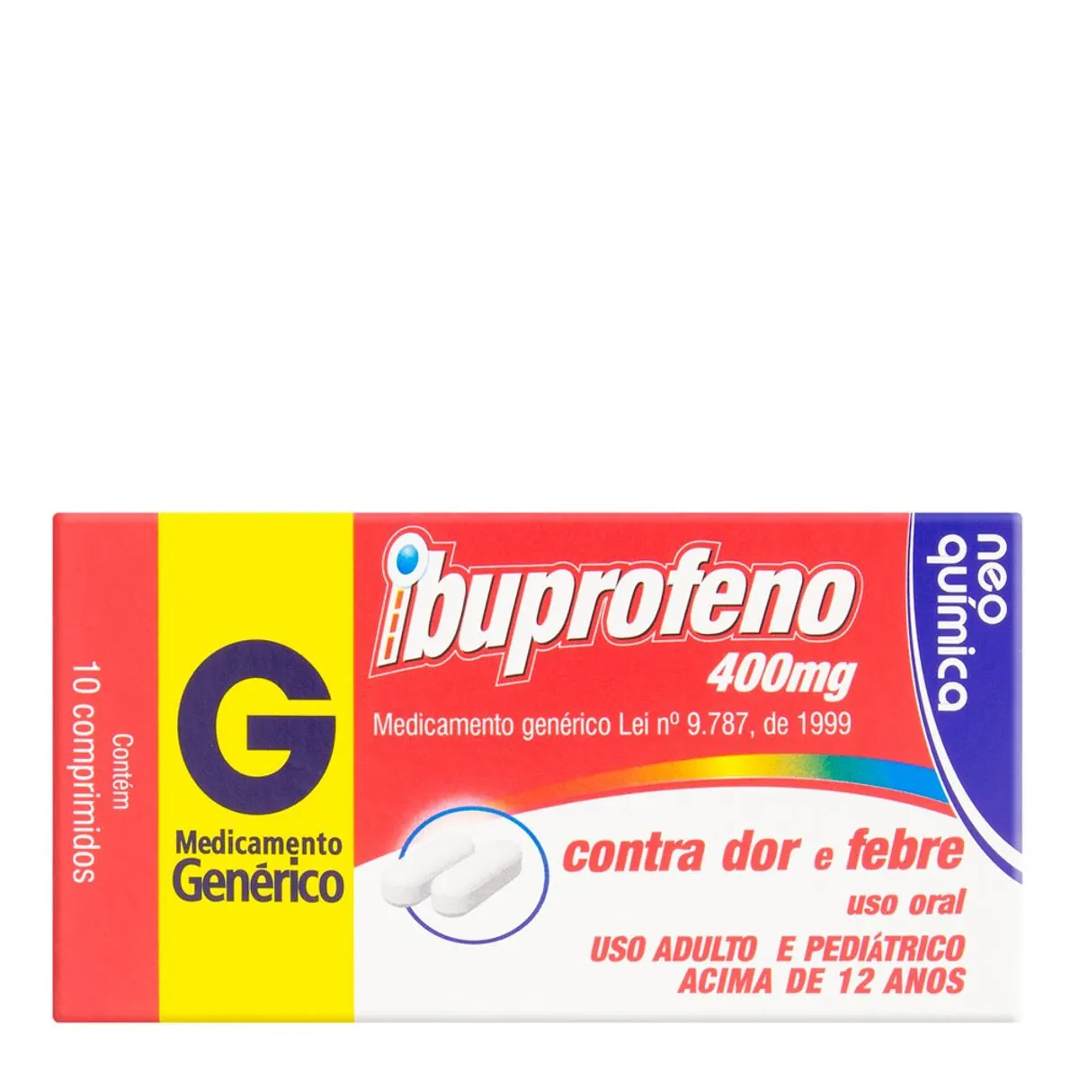 Ibuprofeno 400mg 10 Comprimidos