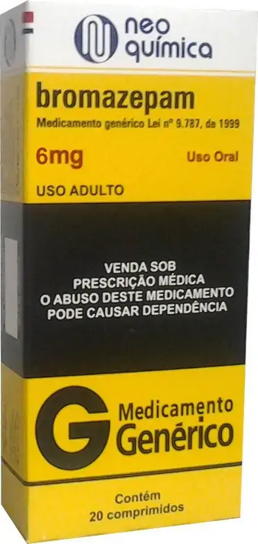 Bromazepam 6mg Caixa 20 Comp