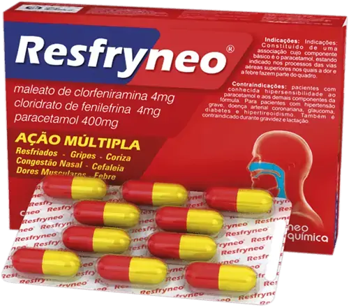 Resfryneo 4 Mg 4 Mg 400 Mg 20 Cápsulas Neo Química Similar