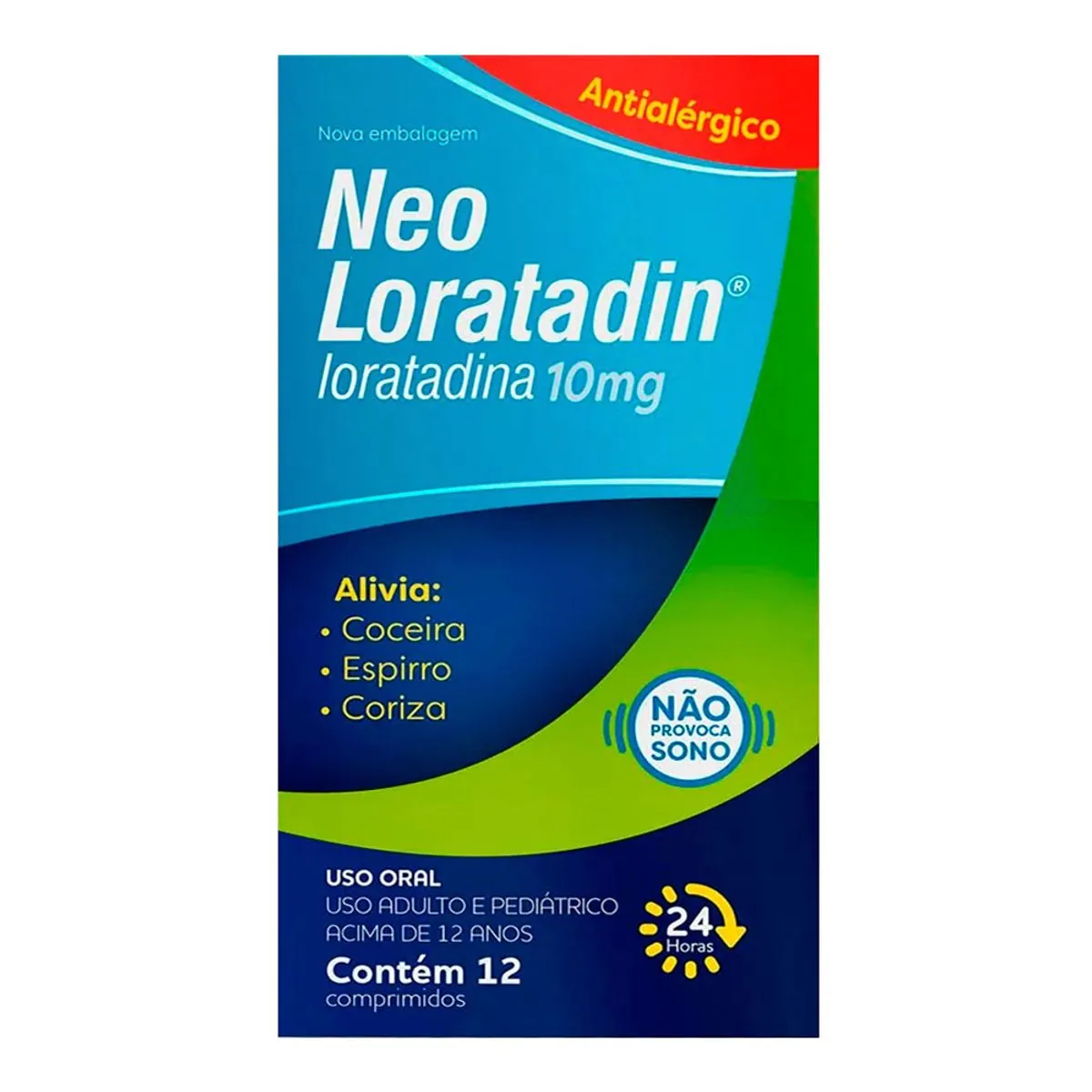 Neo Loratadin 10mg Neo Química Caixa 12 Comprimidos