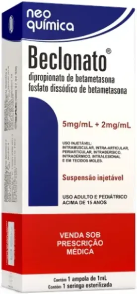 Beclonato Injetável 5,0mg/2,0mg/ml 1ml Seringa