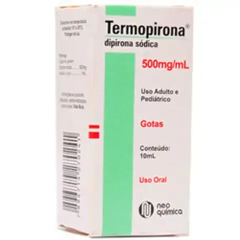 Termopirona Sabor Laranja 500 Mg/ml Gotas Neo Química Similar