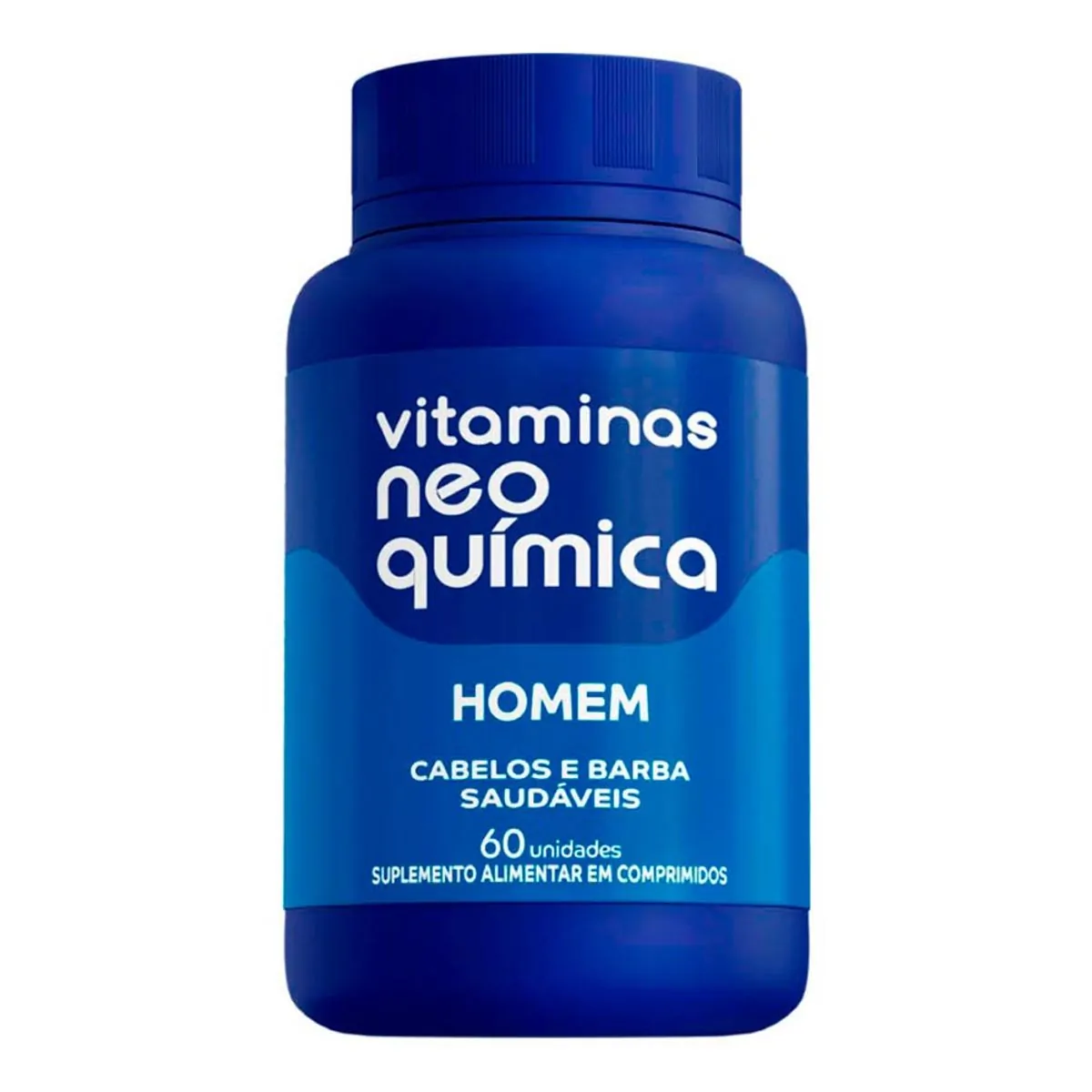 Polivitamínico Neo Química Homem Cabelos e Barbas Saudáveis 60 Comprimidos