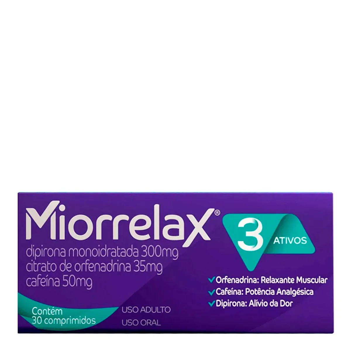 Miorrelax com 30 comprimidos