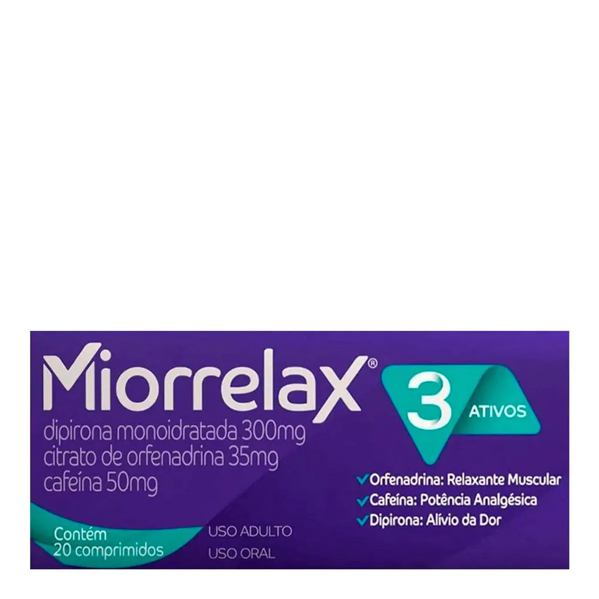 Miorrelax Com 20 Comprimidos