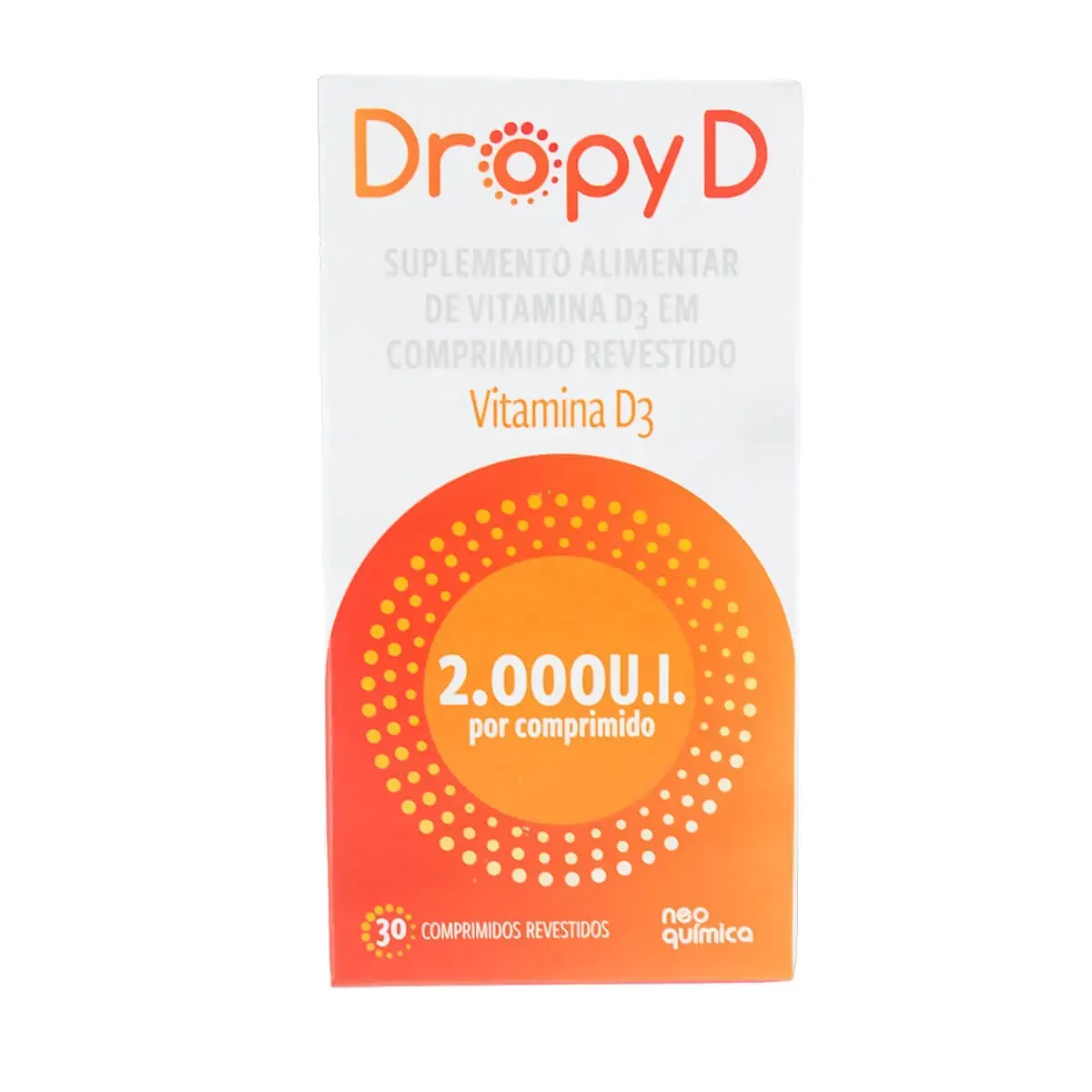 Dropy D Vitamina D 2.000 ui 30 Comprimidos