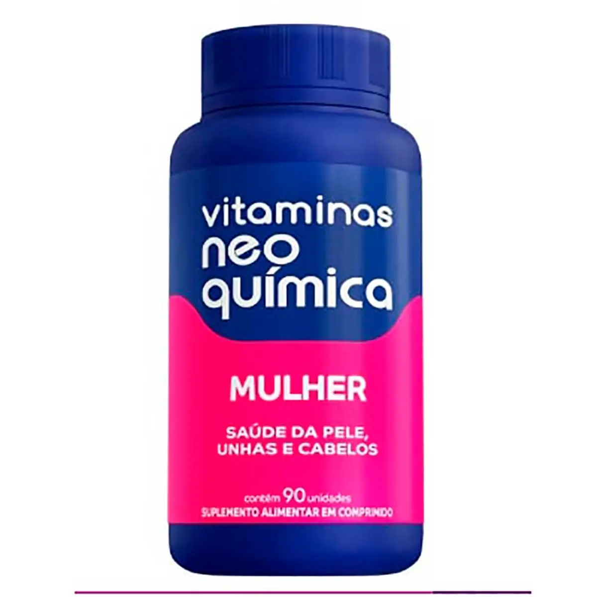 Polivitamínico Neo química Mulher Saúde da Pele, Unhas e Cabelos 90 Comprimidos