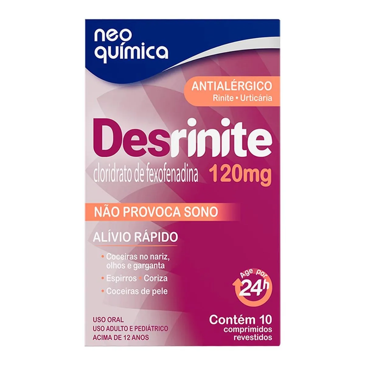 Desrinite 120 Mg 10 Cp Neo Quimica