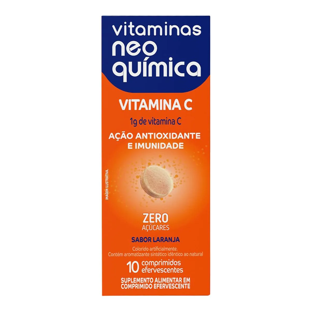 Vitamina Neo Química Vit C 10 comprimidos Efervescentes