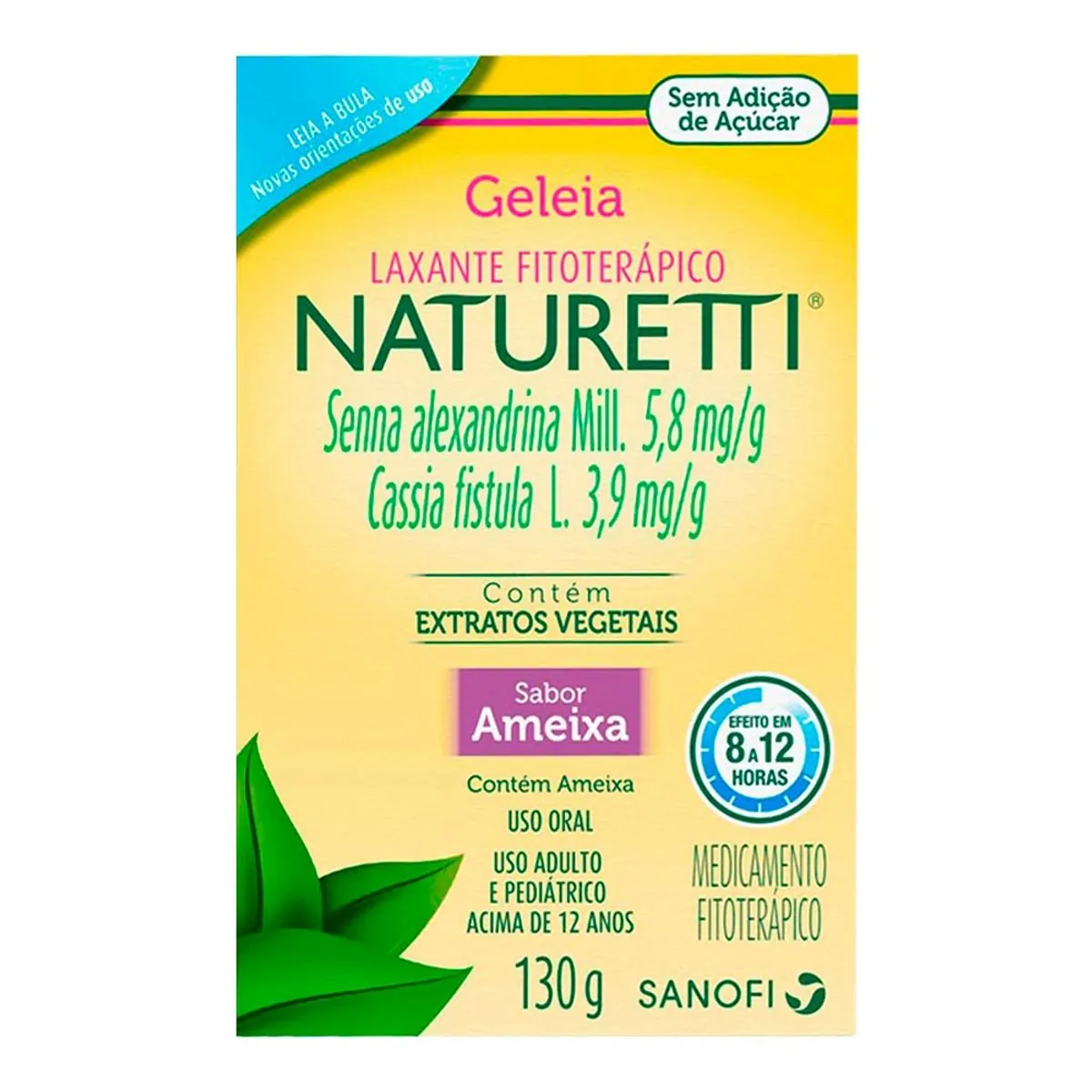 Laxante Fitoterápico Naturetti Geleia 130 g