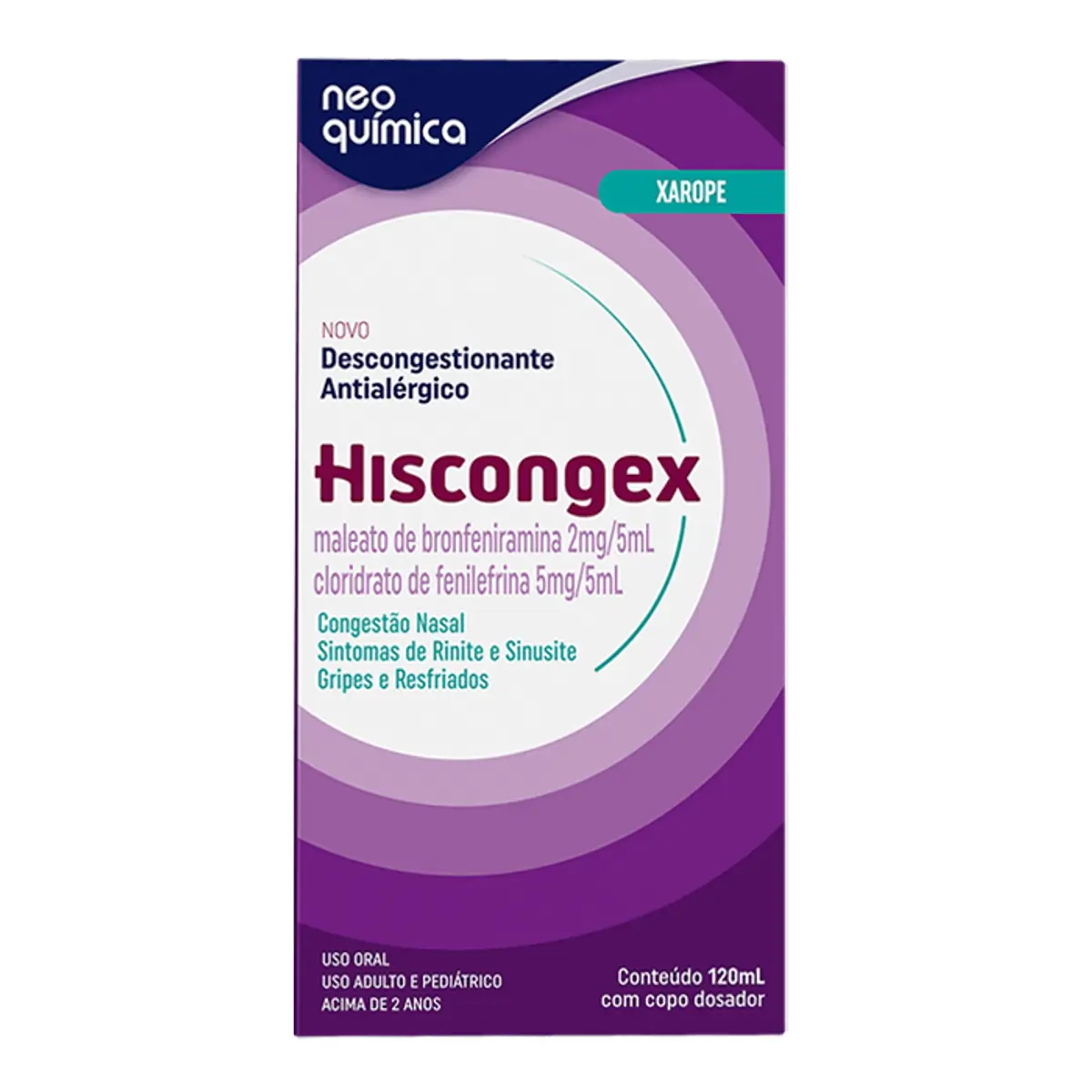 Hiscongex 0,4 1mg/ml Xpe 120ml Cop