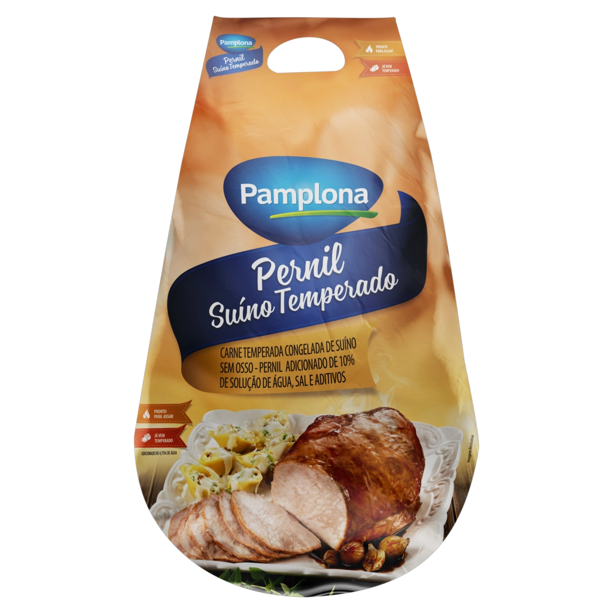 Pernil Suíno Congelado Temperado Sem Osso Pamplona