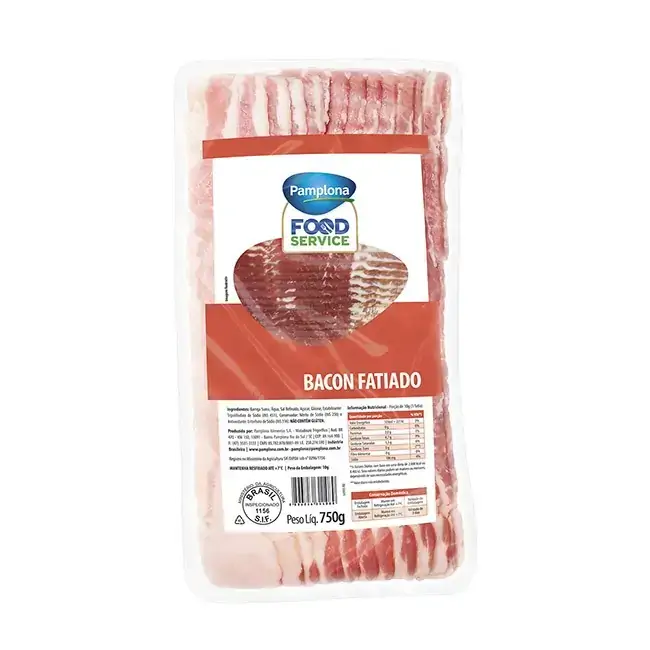 Bacon Em Fatias Pamplona 750g