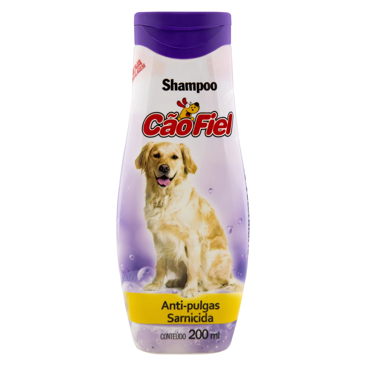 Shampoo Para Cães Sarnicida E Anti Pulgas Cão Fiel Frasco 200ml