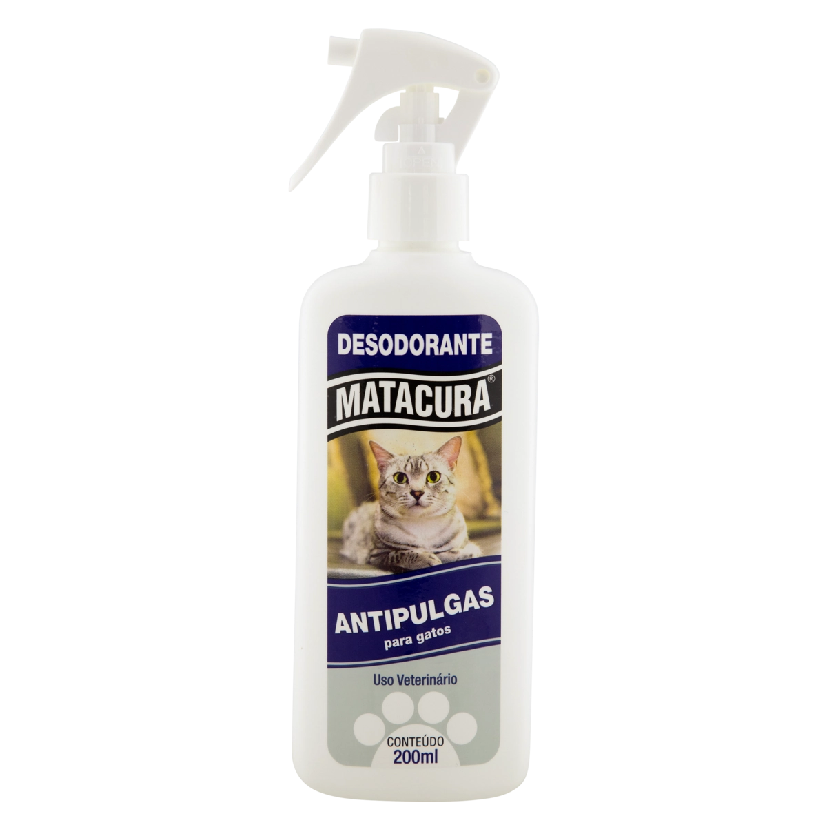 Desodorante Uso Veterinário Antipulgas Matacura 200ml Borrifador