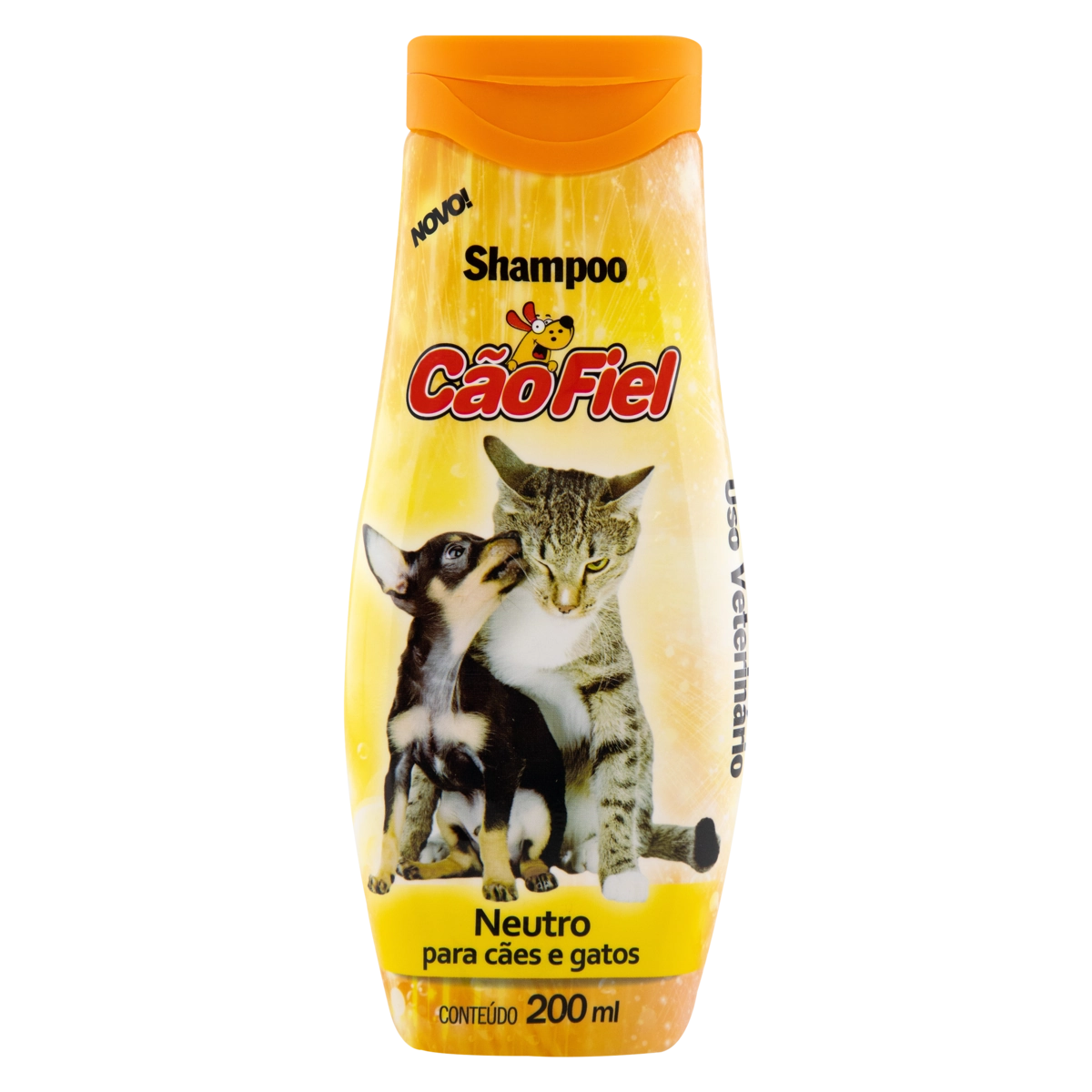 Shampoo Para Cães E Gatos Neutro Cão Fiel Frasco 200ml