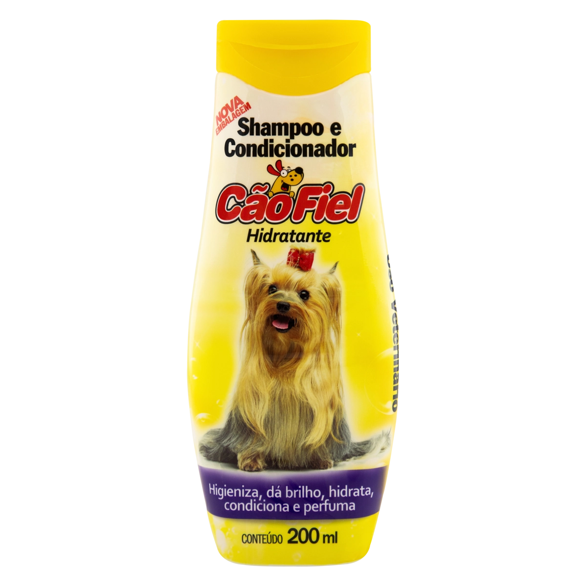 Shampoo E Condicionador Para Cães Hidratante Cão Fiel Frasco 200ml