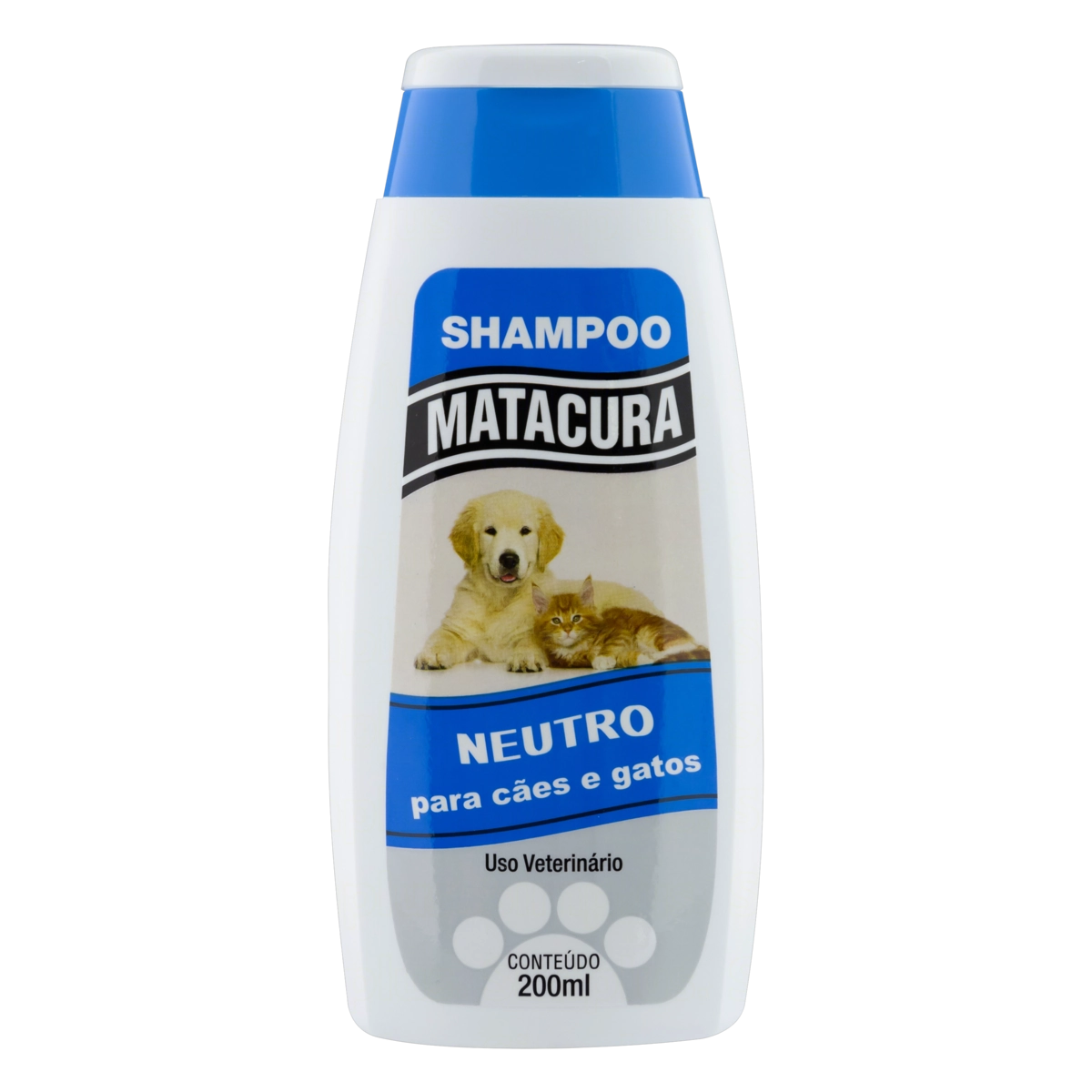 Shampoo Para Cães E Gatos Neutro Matacura Frasco 200ml