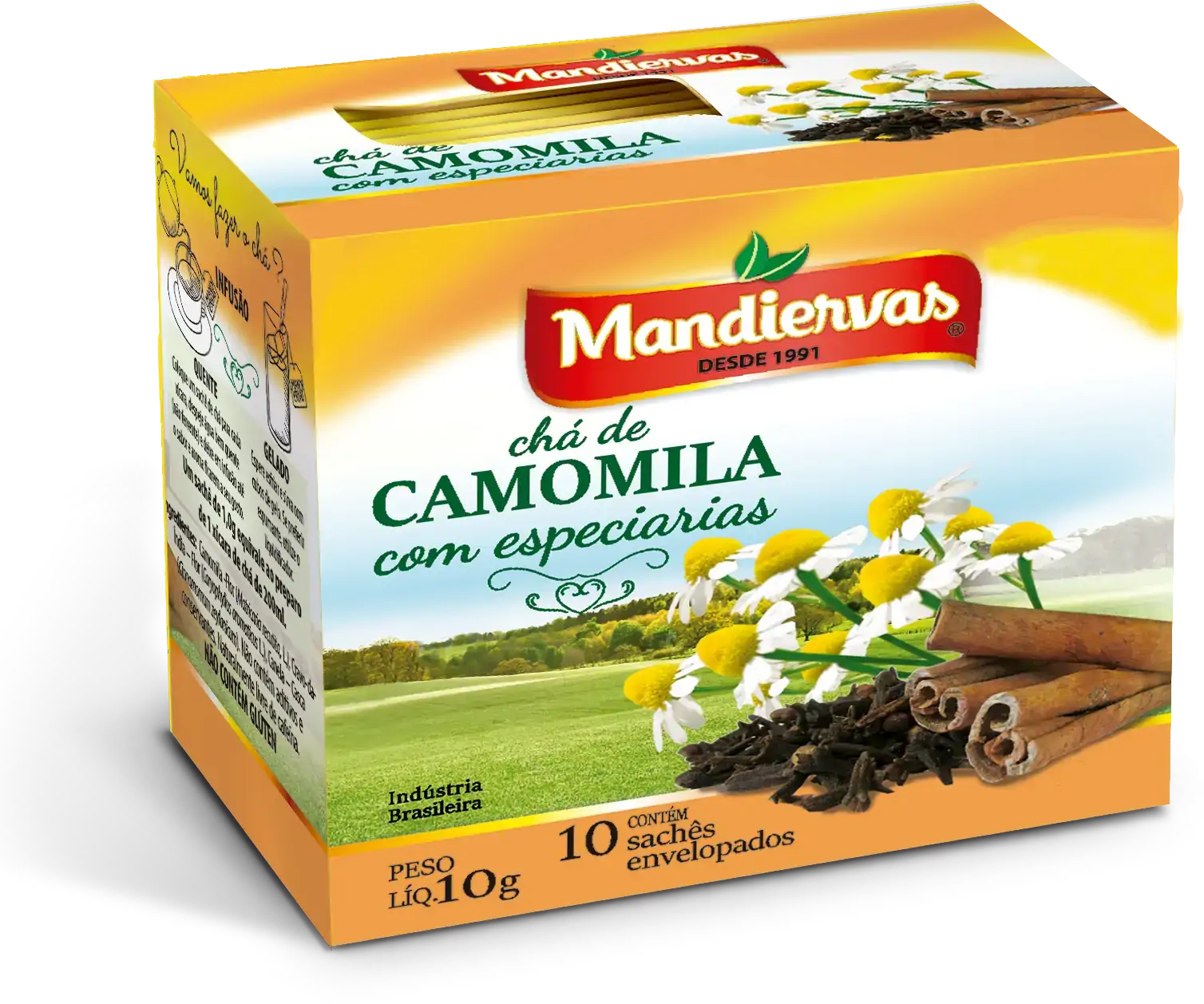 Cha Camomila Com Especiarias 10g 217 Madiervas