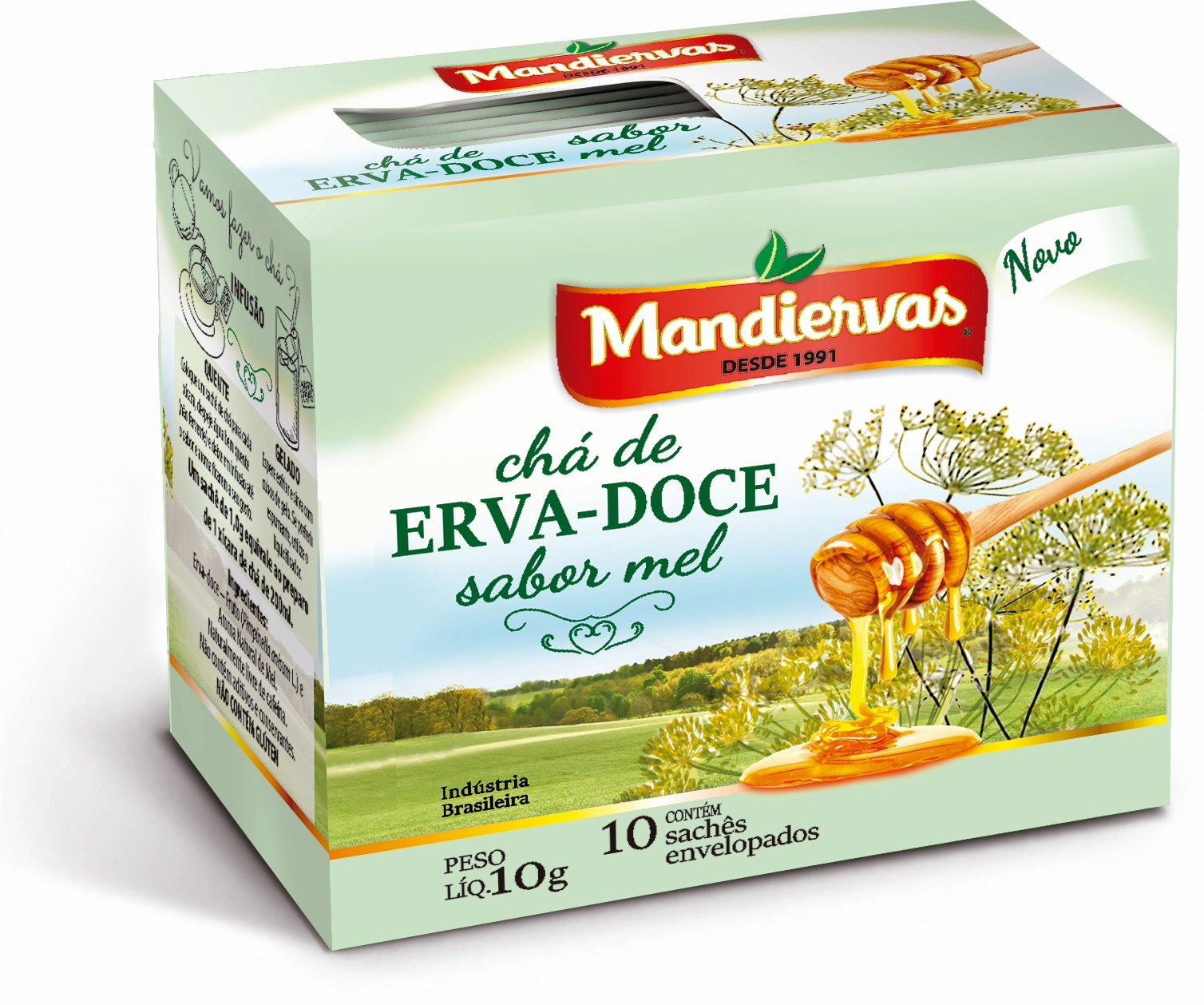 Cha Erva Doce Sabor Mel 219 Madiervas