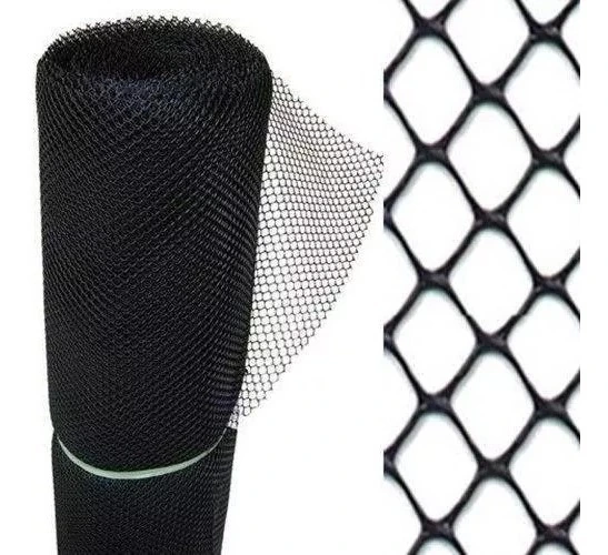 Tela Pvc Viveiro Preto 1 X 20metros
