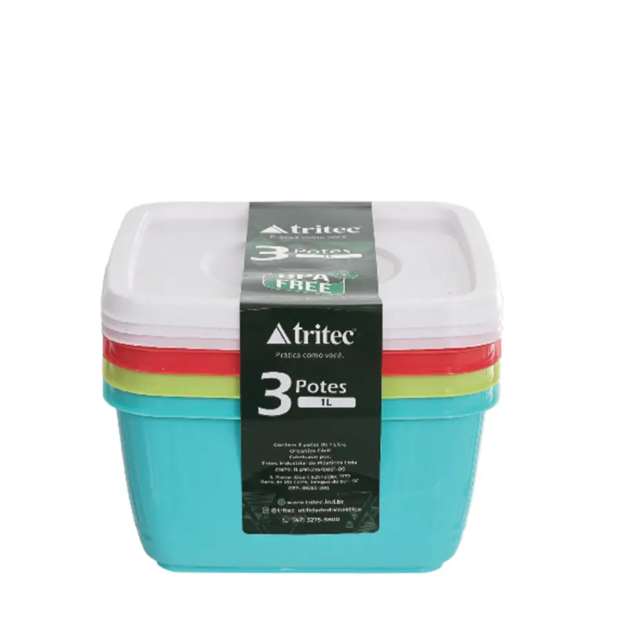 Kit Potes Color Jaguar 3pcs