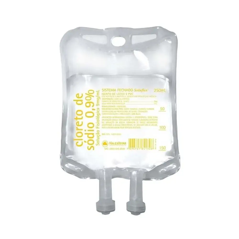 Cloreto 9mg/ml Halex Solução Injetável 100und