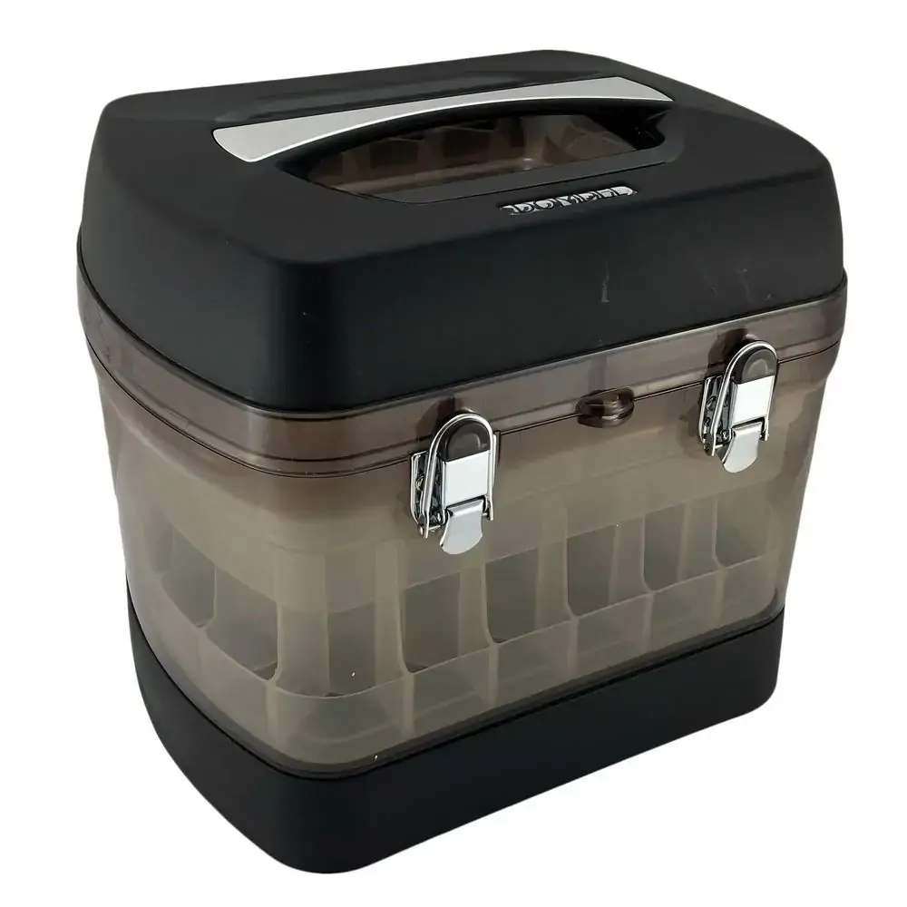 Nail Polish Organizer Dompel Fits 68 Nail Polishers Black