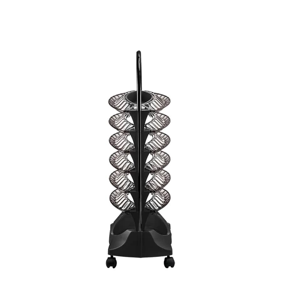 Dompel Carrinho Smaltbell 6 Bandeja Preto R.3401 1