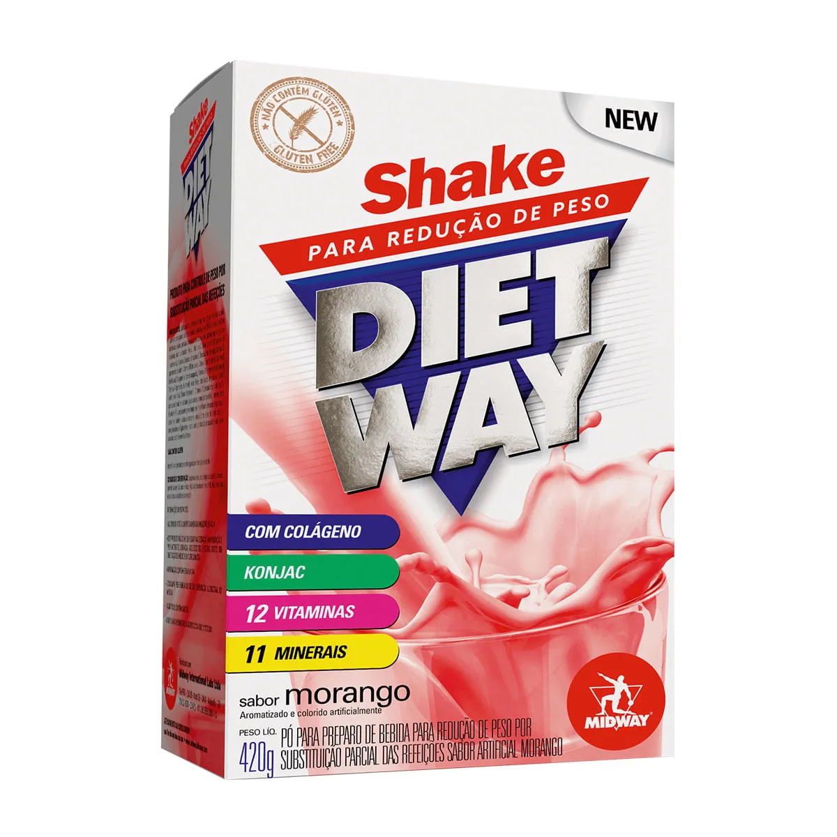 Diet Way Shake Sabor Morango