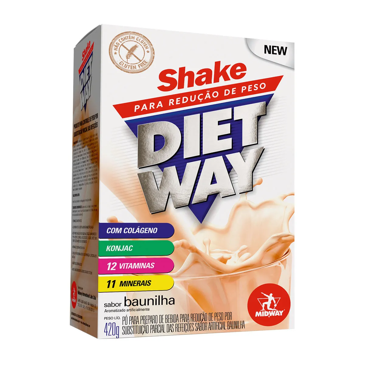 Diet Way Shake Sabor Baunilha