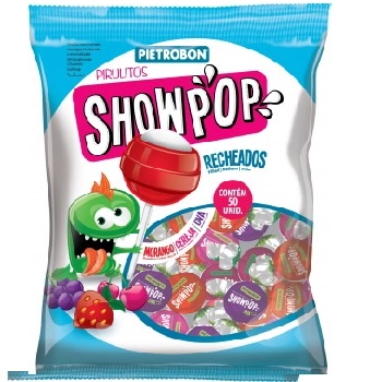 Pirulito Pietrobon Showpop Sortido 200g 16501