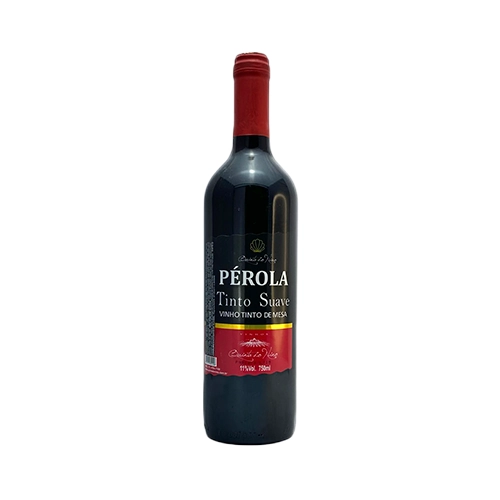 Vinho Brasileiro Tinto Suave Pérola Garrafa 750ml