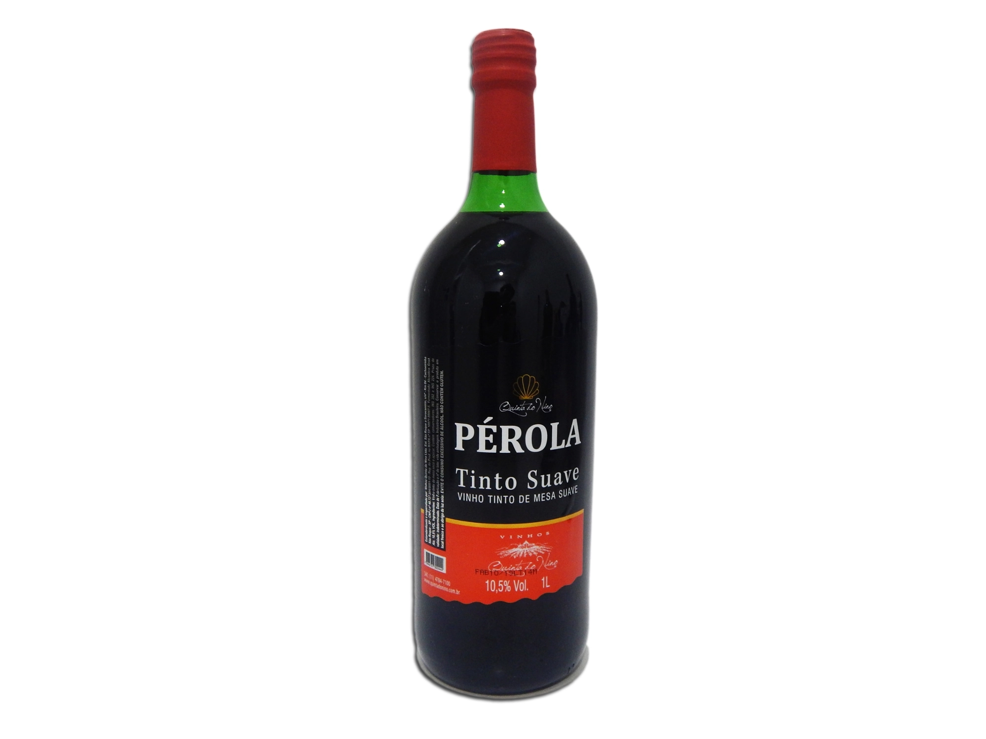 Vinho Perola 1lt Tinto Suave