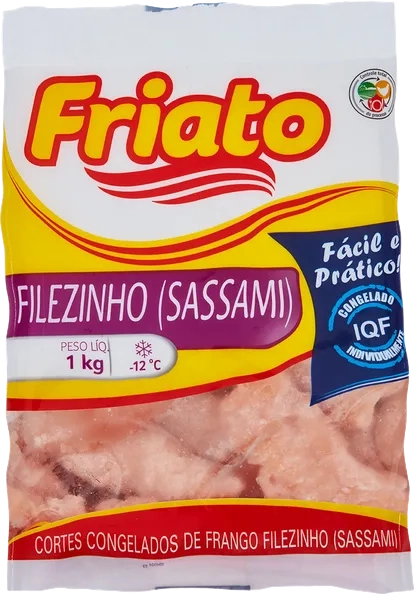Filezinho De Frango Friato Sassami Iqf 1kg