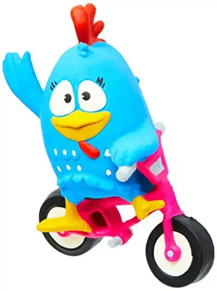 Boneco Latex Galinha Pintadinha Bike