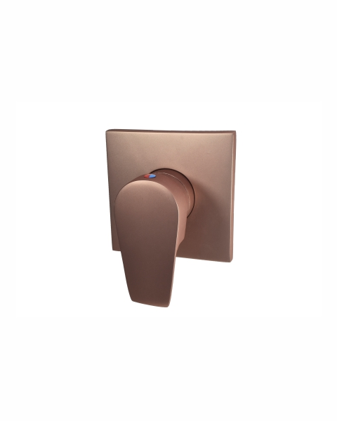 Acabamento Monocomando- Com Base De Registro - Linha: Color Led - Rose Fosco