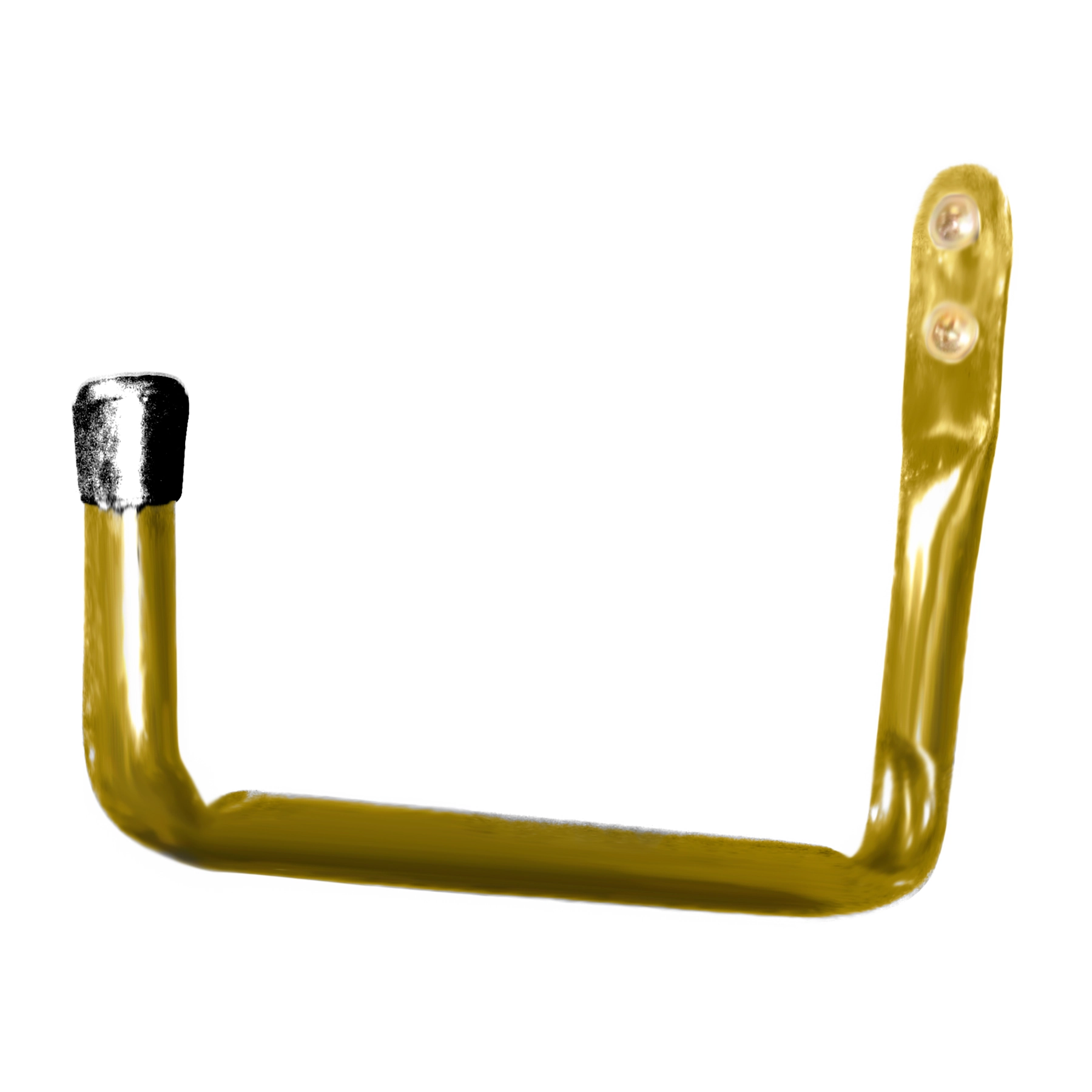 Suporte de Aço Zincado Dourado 21,5x2x12,5cm Maxeb