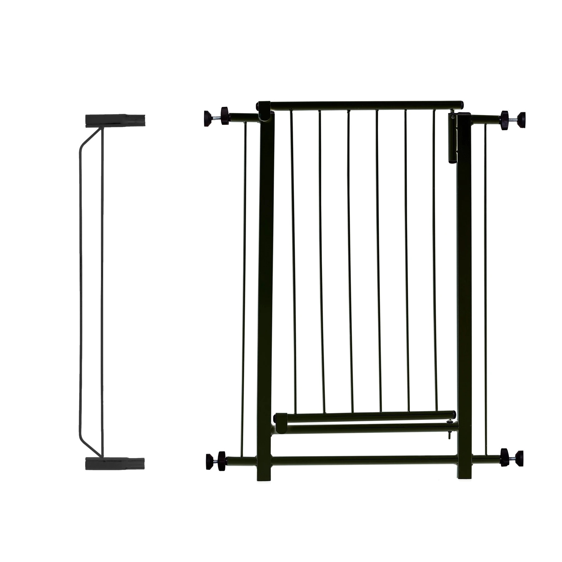 Grade de Proteção para Porta de Aço Preto 80x70cm Maxeb