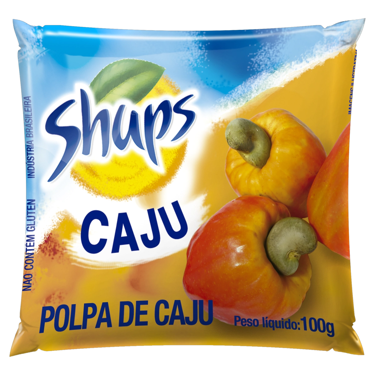 Polpa De Fruta Caju Shups Pacote 100g